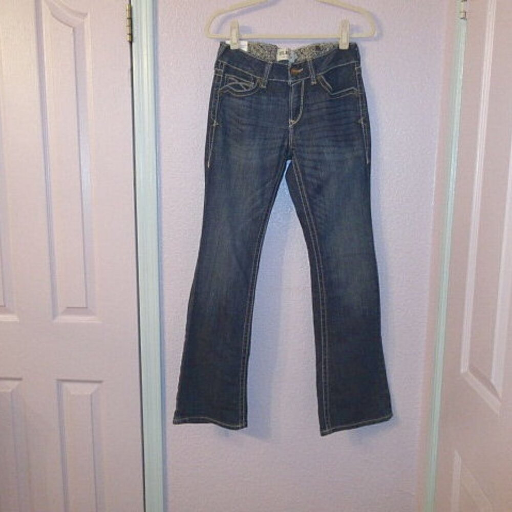 Ariat REAL Denim Jeans Women 29S Corinne Mid Rise Stretch Boot Cut Riding Wester